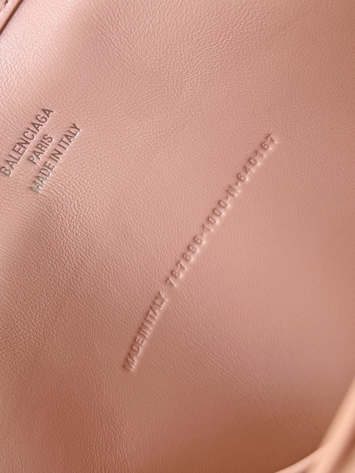 Balenciaga Rodeo oversized bag pastel pink lambskin