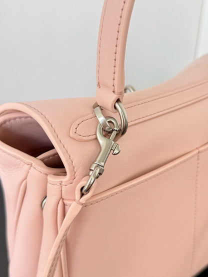 Balenciaga Rodeo oversized bag pastel pink lambskin