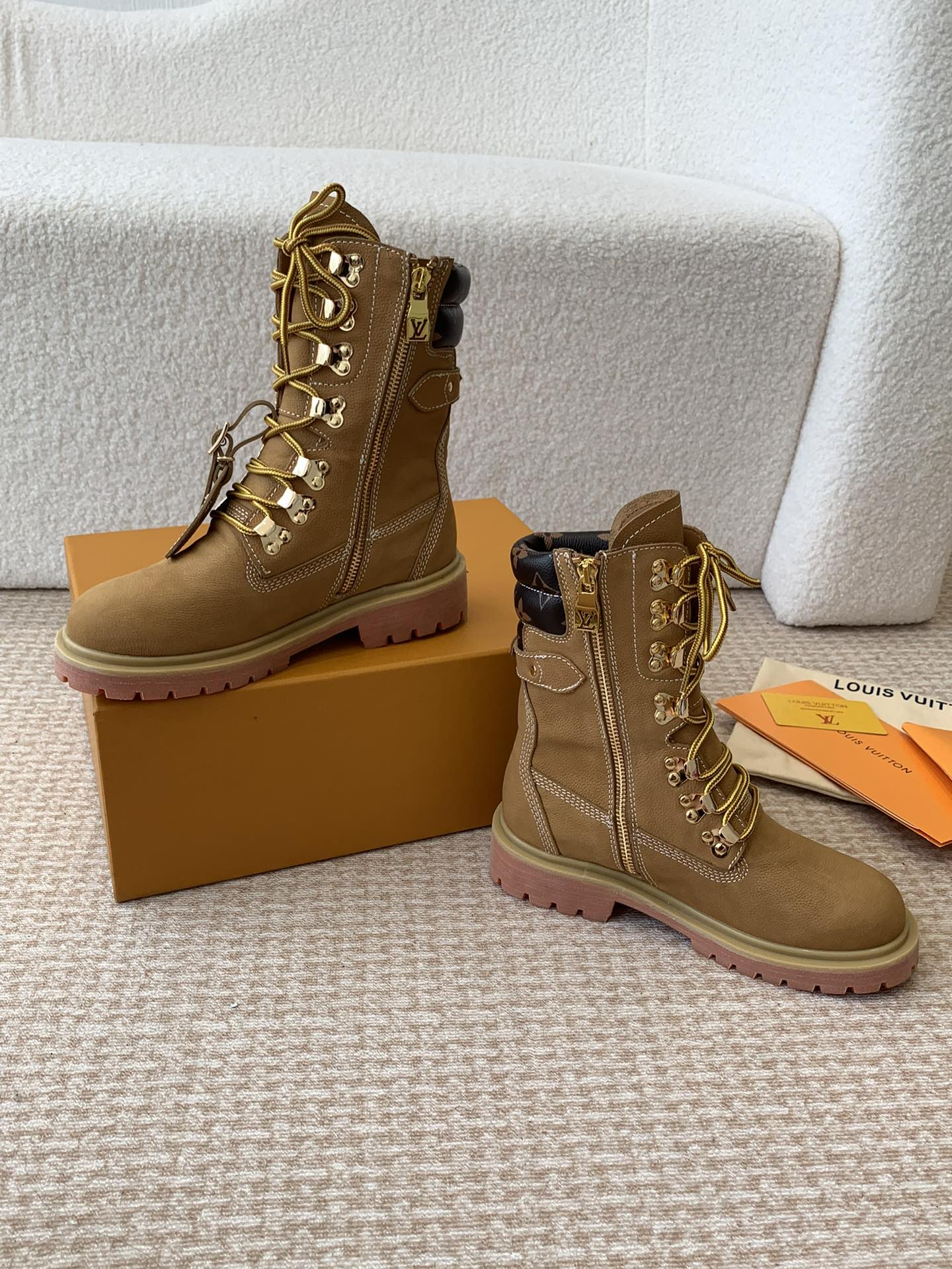 LV x Timberland Ranger Boot Brown Calfskin