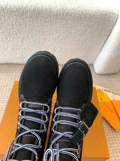 LV x Timberland Ranger Boot Black Calfskin