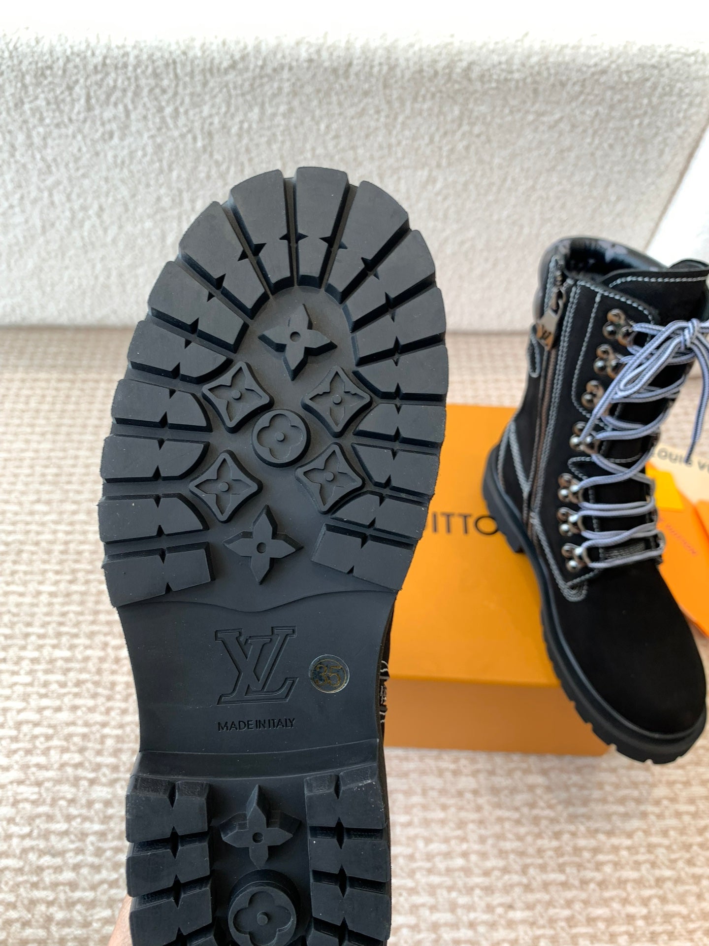 LV x Timberland Ranger Boot Black Calfskin