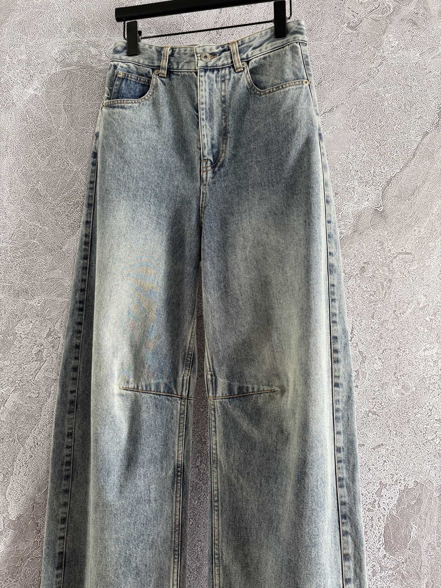 Loewe Waist-burnt  Jeans Blue Cotton