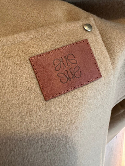 Loewe Coat Khaki Brown Cashmere