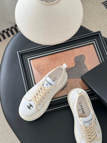 CC 25 Logo Printed Sneaker White Fabric Original 305314
