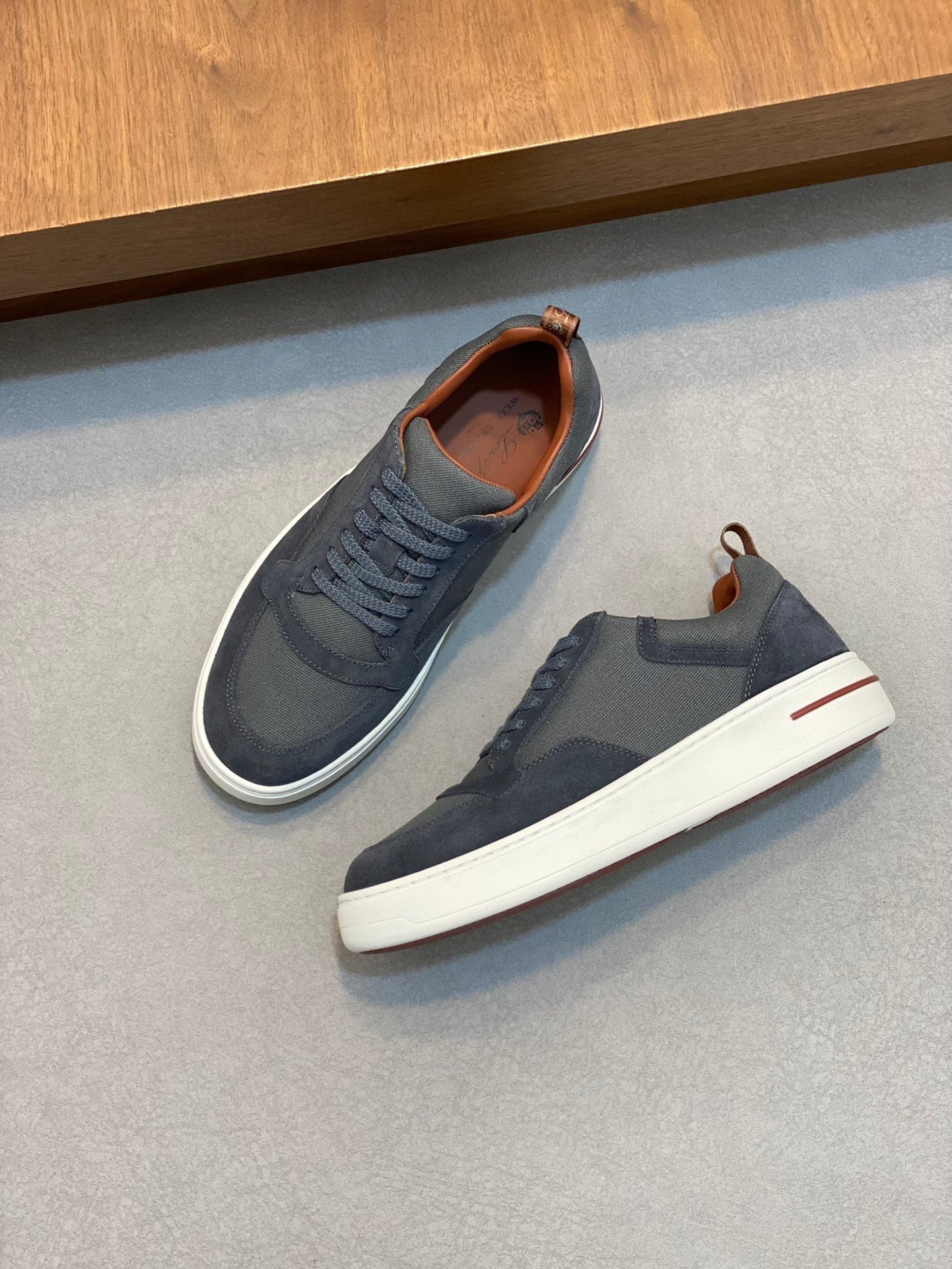 LP NEWPORT WALK SNEAKERS PORPOISE SUEDE