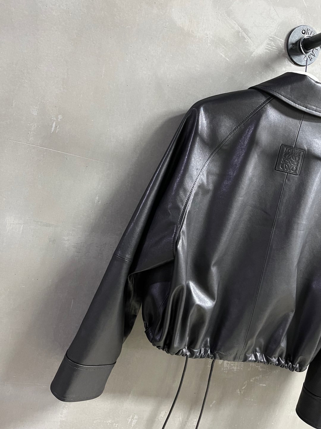 Loewe 2025 Leather Jacket Black Sheepskin