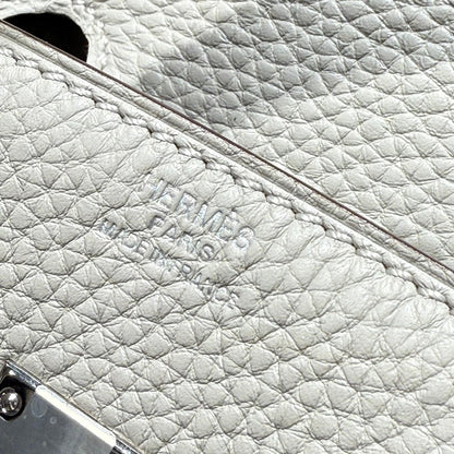 HM Birkin 35cm Pearl Grey Togo Leather Silver Hardware