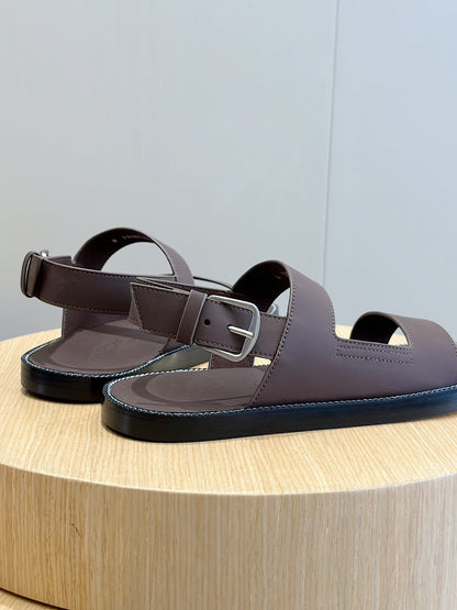 LP NAMA SANDAL CHOCOLATE CALFSKIN
