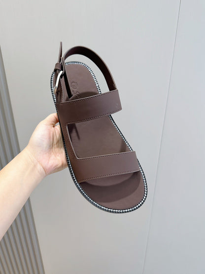 LP NAMA SANDAL CHOCOLATE CALFSKIN