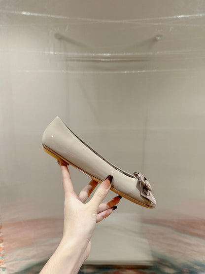 LV Popi Flat Ballerina Cosmic Latte Cowhide