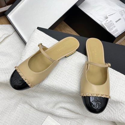 CC 25 Mules Flats Beige Sheepskin 311499