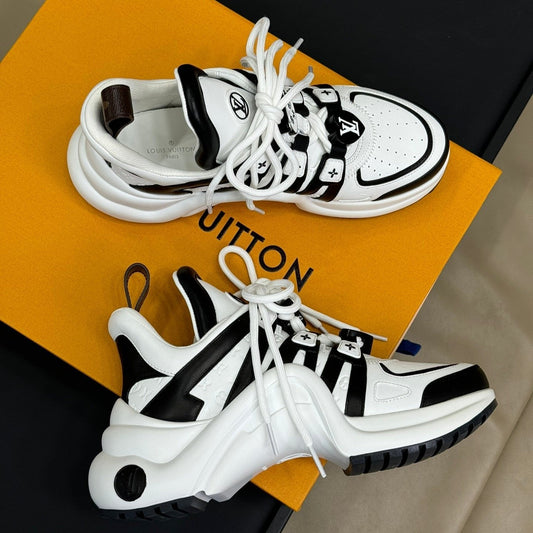 LV Archlight Sneaker White Mix Black Calfskin