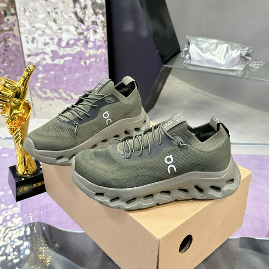 Loewe x On Cloudtilt Sneaker Moss Green Calfskin