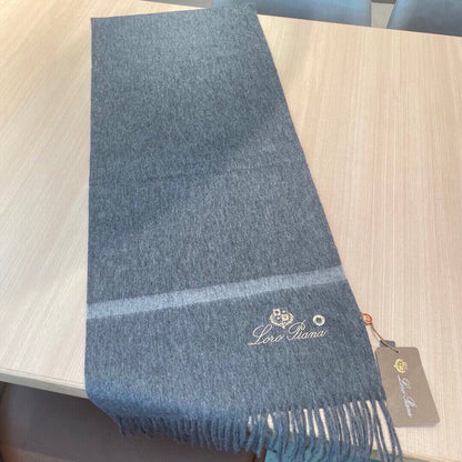 LP Twelve Scarf 180 CM In Grey Cashmere 180945