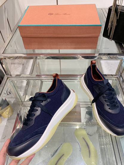 LP Flexy Walk Men's Sneaker Navy Blue Wool 307257