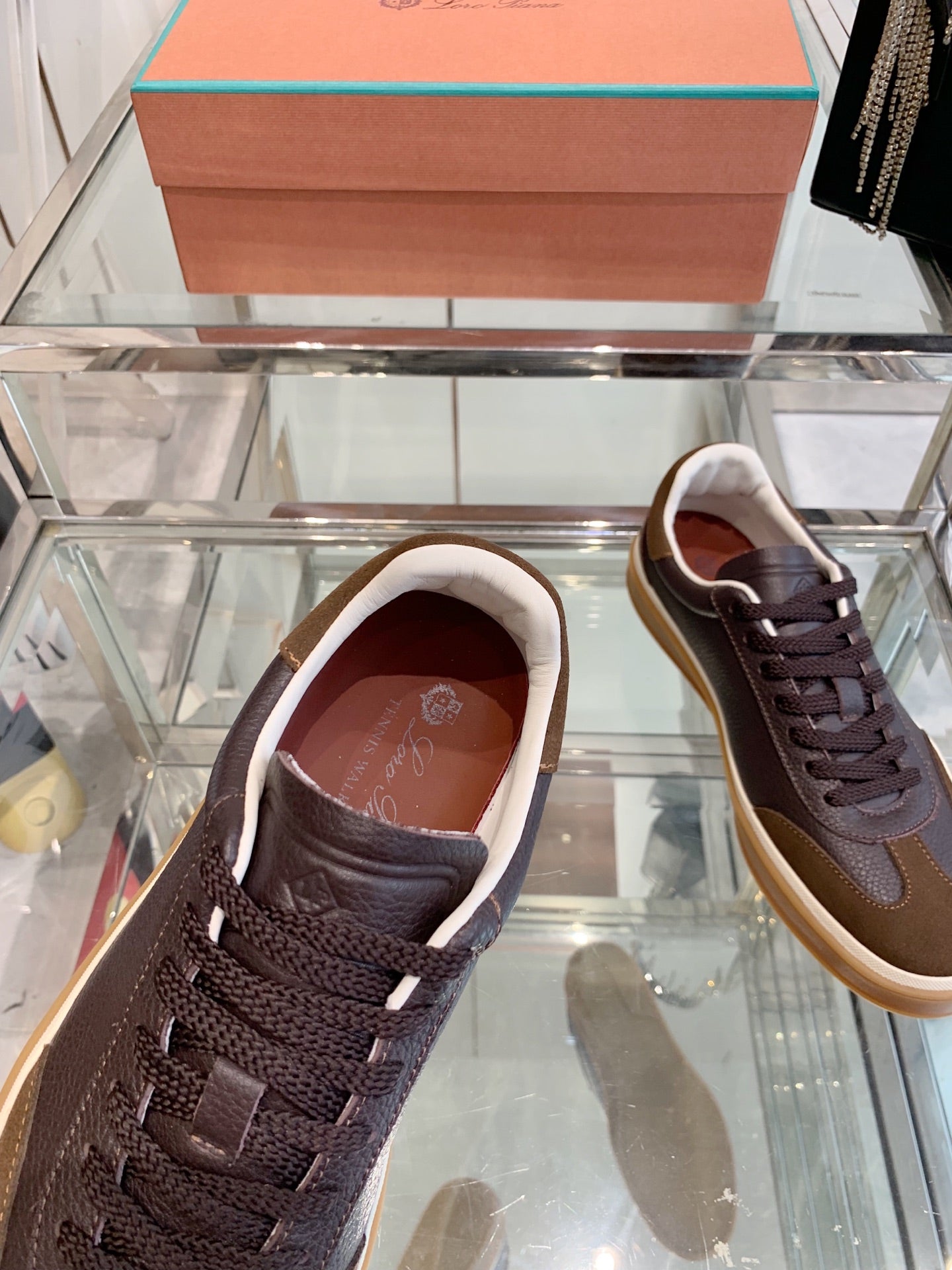 LP Tennis Walk Sneaker Brown Mocha Suede 307242