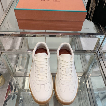 LP Tennis Walk Sneaker White Suede 307248
