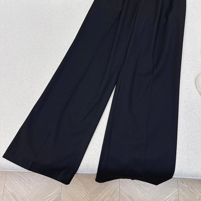 Loewe 25 Elastic Waist Pants Black Cotton