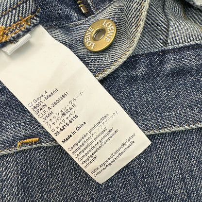 Loewe 25 Straight Jeans Blue Denim Cotton