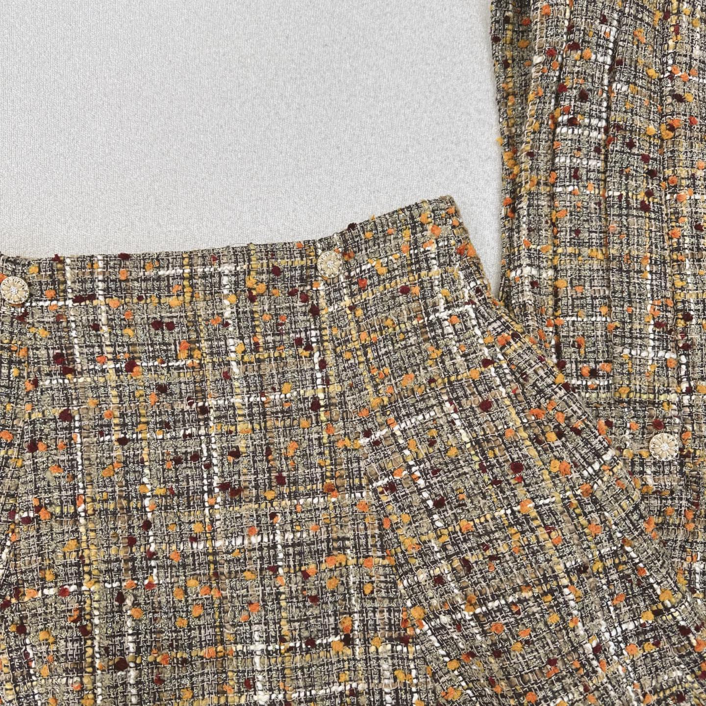 CC 25 Tweed Suit Multicolor Cotton 599961