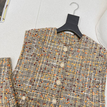 CC 25 Tweed Suit Multicolor Cotton 599961