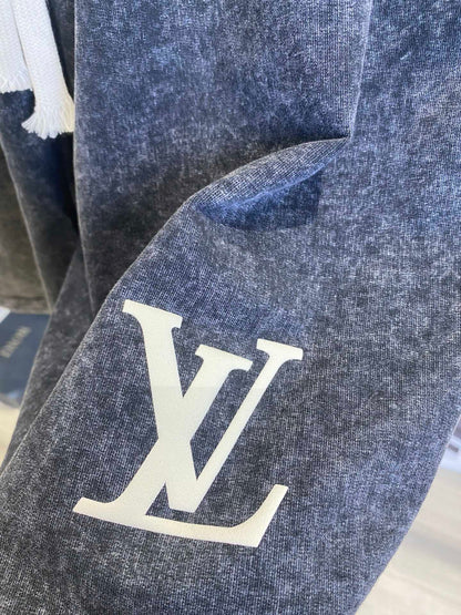 LV CASUAL SHORT BLACK DENIM 239582