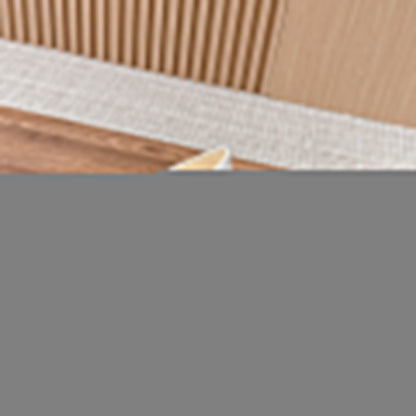 ballet flat grey textile gold metalic lambskin