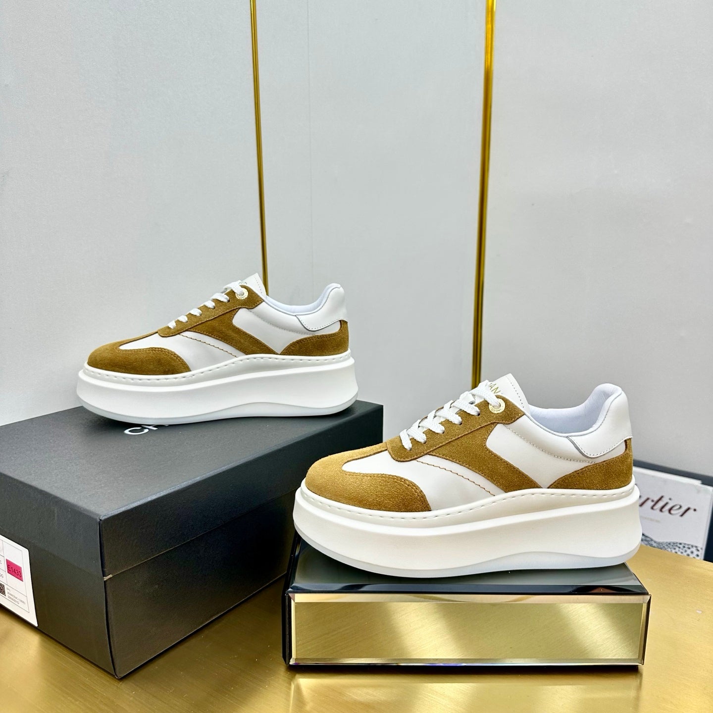 CC 25 Sneaker Brown mix White Suede 238473