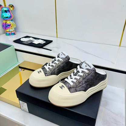CC 25 Mules Sneaker Black Streak Calfskin 331182