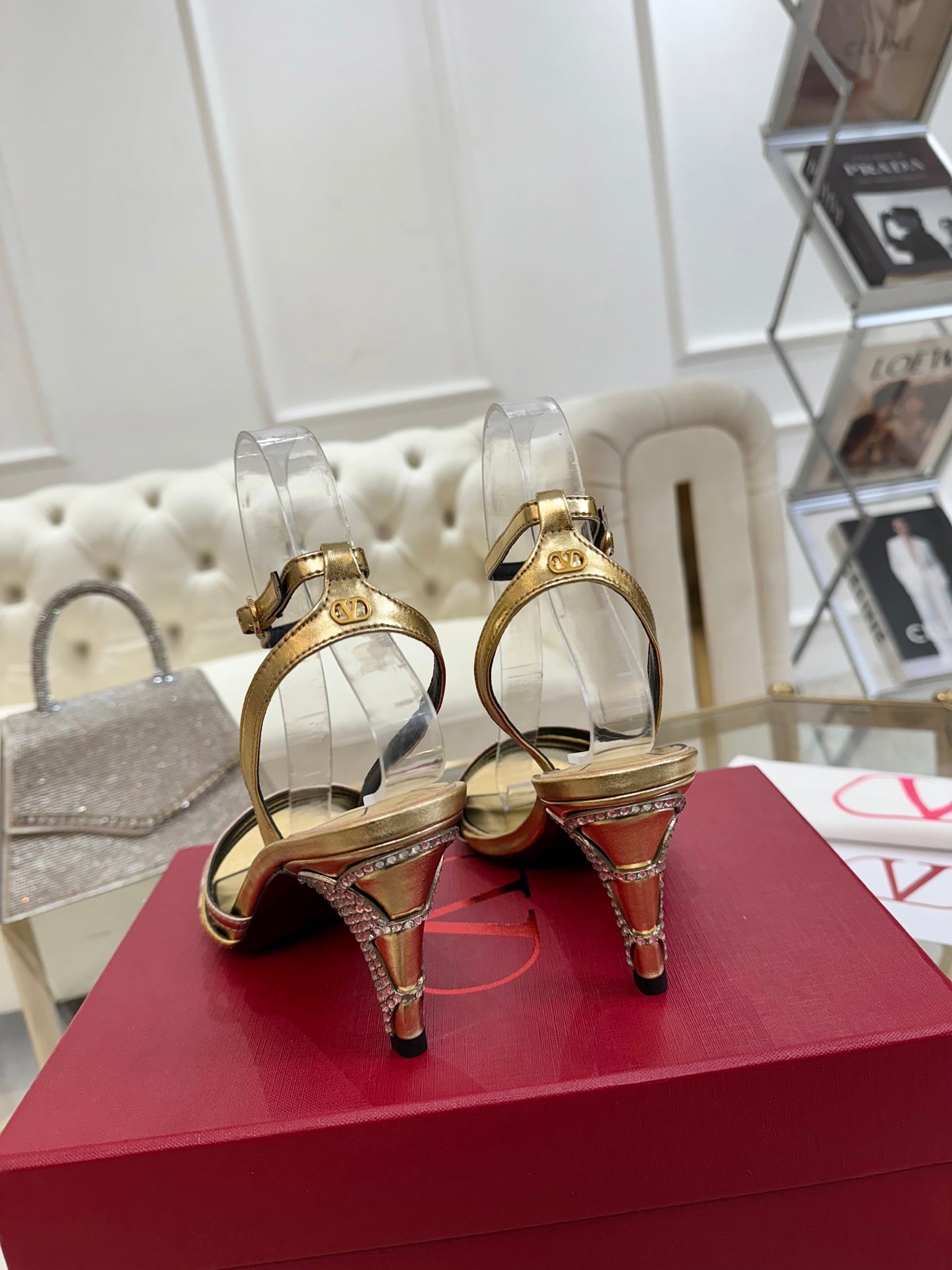 VT 25 Ladycrush Sandals Gold Sheepskin