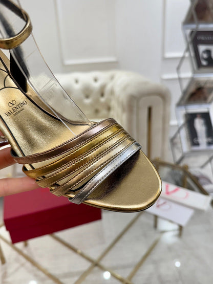 VT 25 Ladycrush Sandals Gold Sheepskin