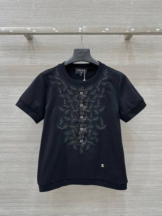 CC 25 T-shirt Black Cotton