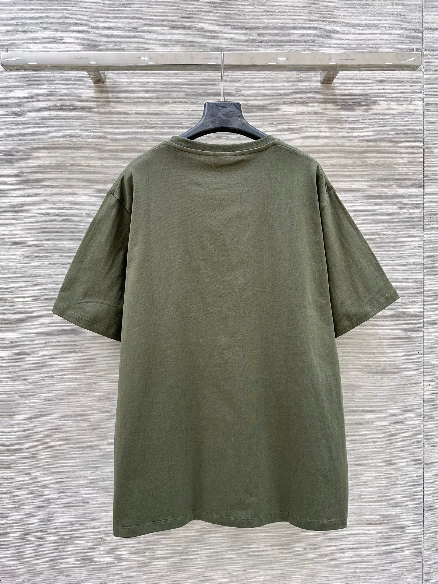 Loewe 25 Relaxed Fit T-shirt Khaki  Green Cotton