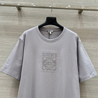 Loewe 25 Relaxed Fit T-shirt Light Grey Cotton