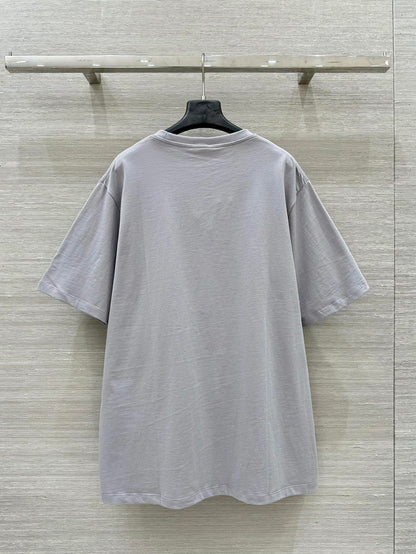 Loewe 25 Relaxed Fit T-shirt Light Grey Cotton
