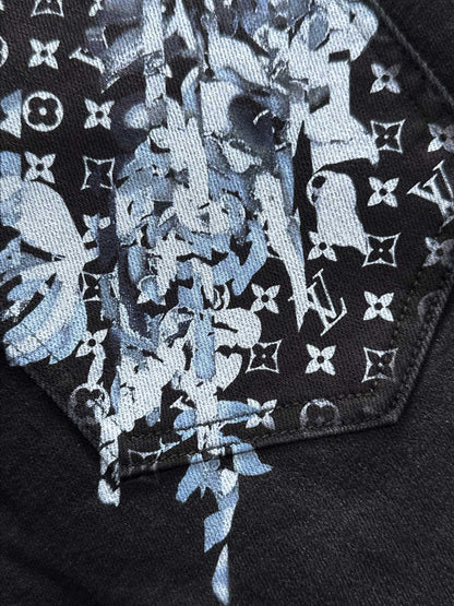 LV BLACK DENIM JEAN 239618