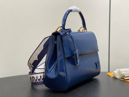 LV Cluny Bag Sapphire Blue  Epi leather
