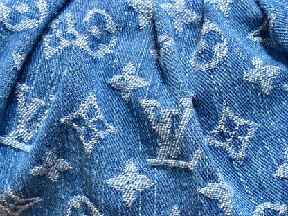 LV Pochette Valley 21cm Blue Denim