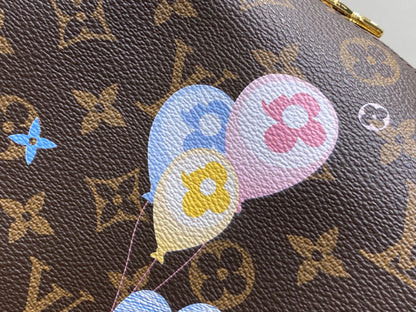 LV Cosmetic Pouch GM 27cm Monogram Coated Canvas