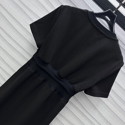 LV Black Cotton Dress