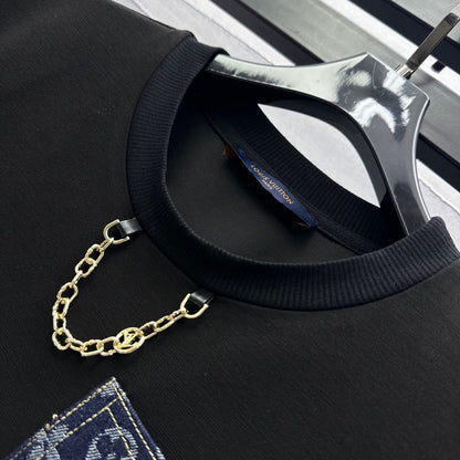 LV Black Cotton Dress