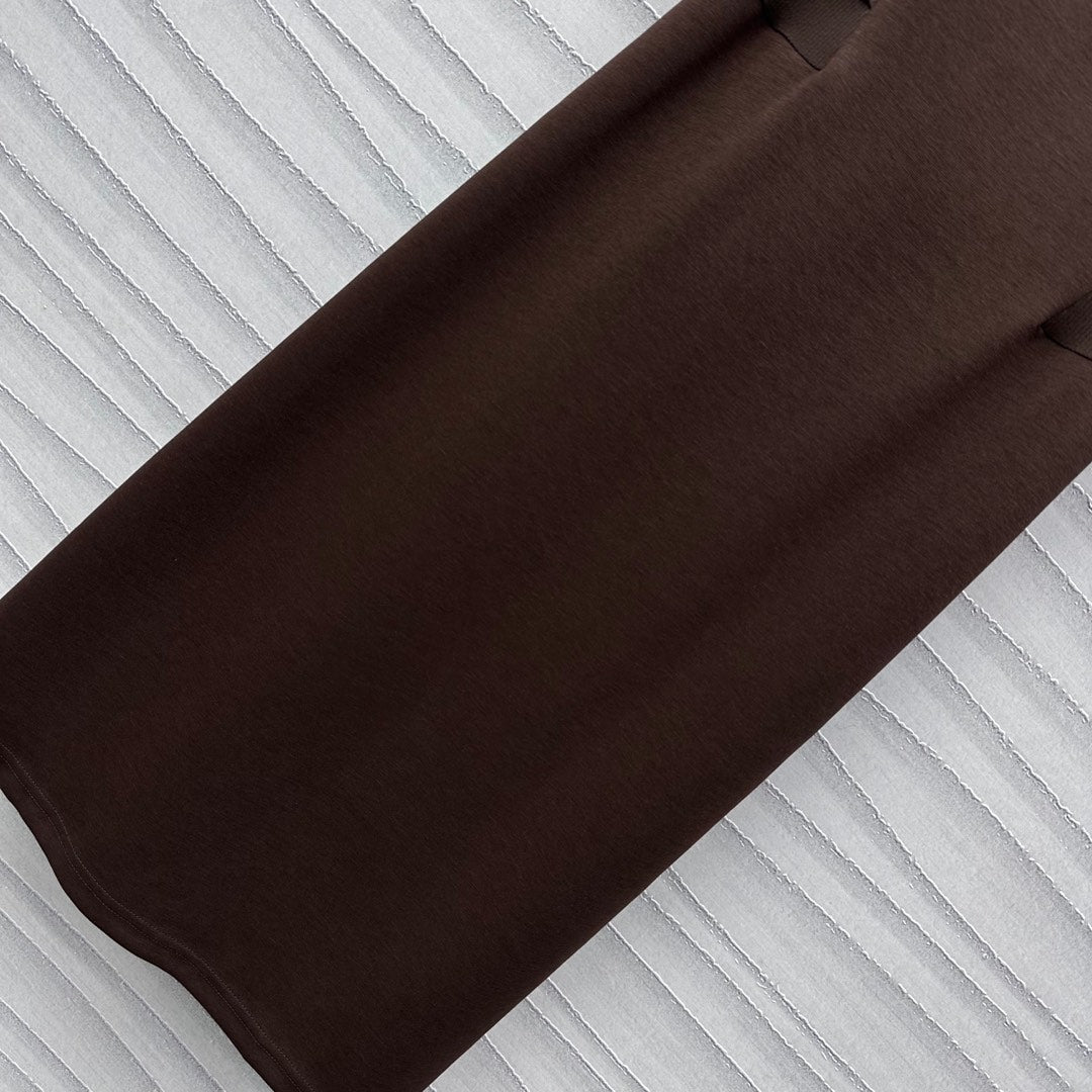 LV Chocolate Cotton Dress