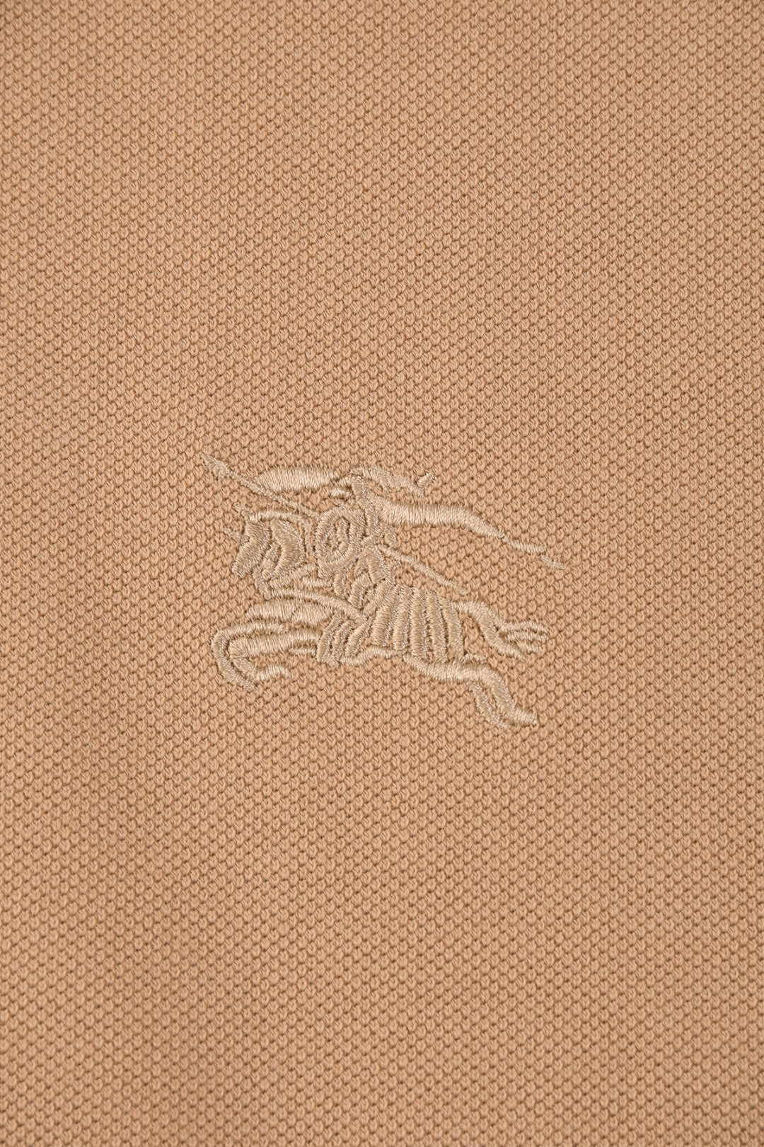 Burberry 25 Polo T- Shirt Caramel Cotton 232684