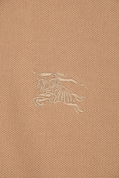 Burberry 25 Polo T- Shirt Caramel Cotton 232684