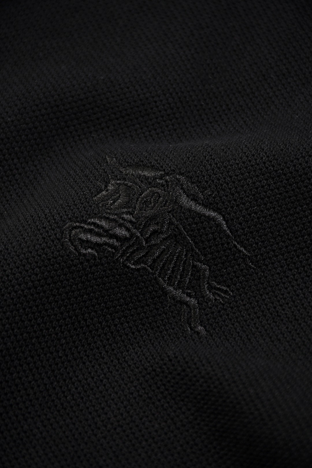 Burberry 25 Polo T- Shirt Black Cotton 232686