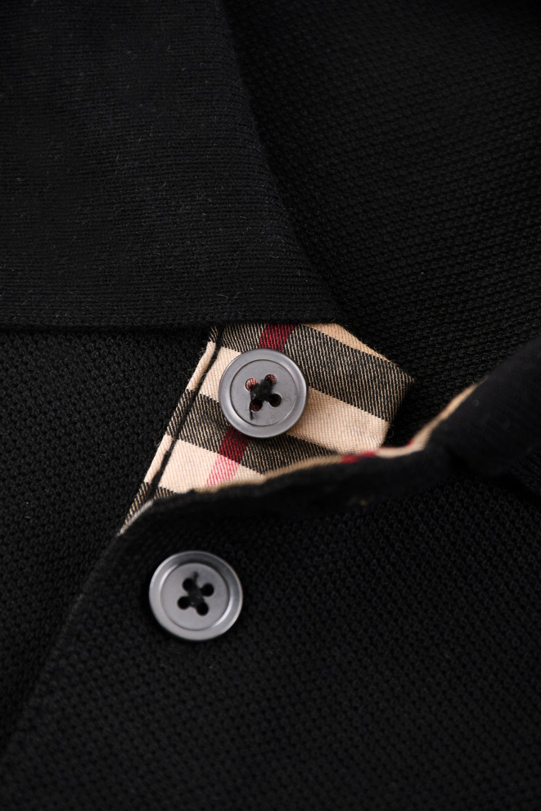 Burberry 25 Polo T- Shirt Black Cotton 232686