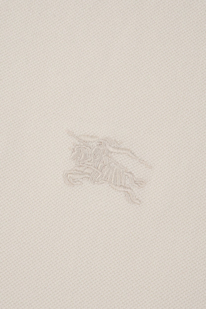 Burberry 25 Polo T- Shirt White Cotton 232685