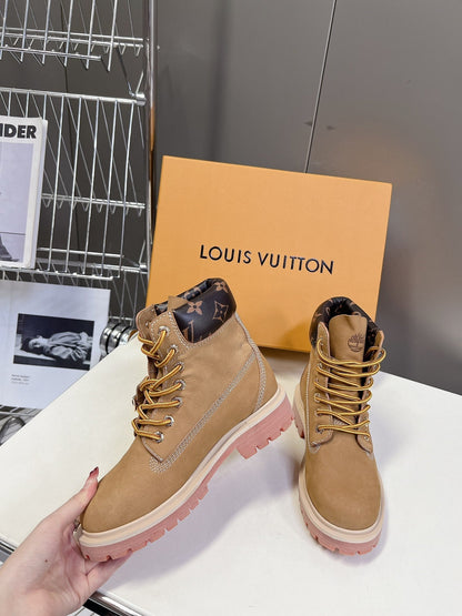 LV x Timberland Ankle Boot Brown Cowhide