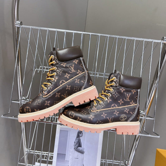 LV x Timberland 6-In Ankle Boot Dark Brown Monogram Cowhide