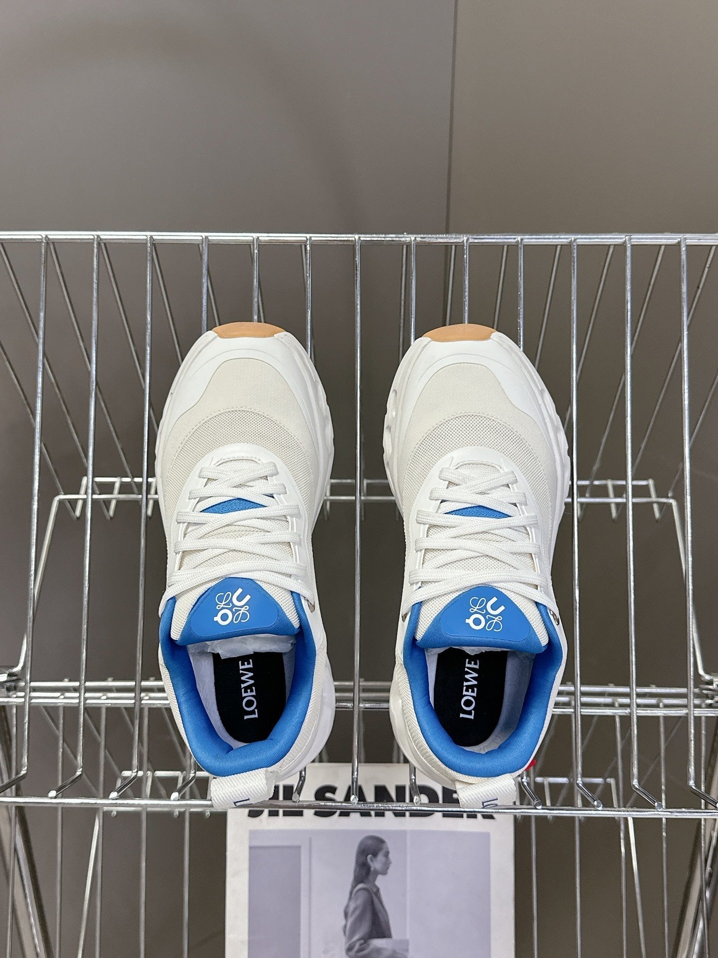 Loewe x On Cioudtilt White Blue Sneaker Mesh Rubber